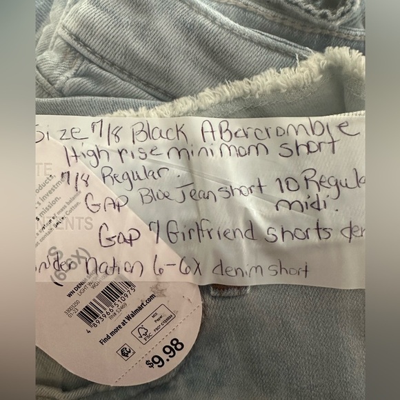 Abercrombie Kids/GAP/Wonder Nation Girls Kids Shorts Bundle Lot of 4 - Picture 4 of 4